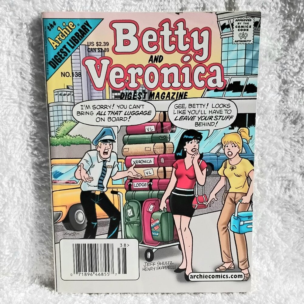 5/$20 2003 Betty and Veronica Digest Magazine No. 138!!